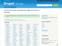 List of Drupal sites in government